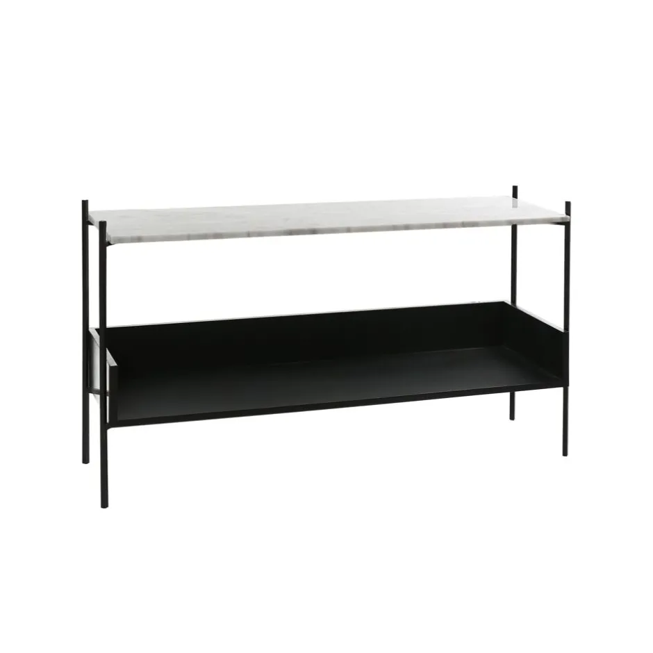 Pomax Concepts Modulaires-MODIV' - étagère - contre-plaqué / vernis à bois - L 120 x W 38 x H 15 cm - noir
