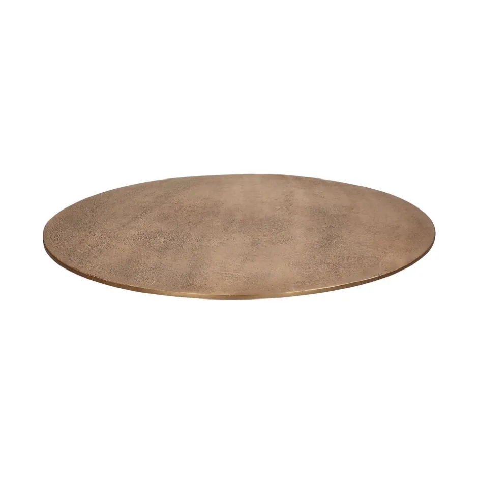 Pomax Concepts Modulaires-MORGAN - dessus de table - aluminium - DIA 45 x H 0,8 cm - or