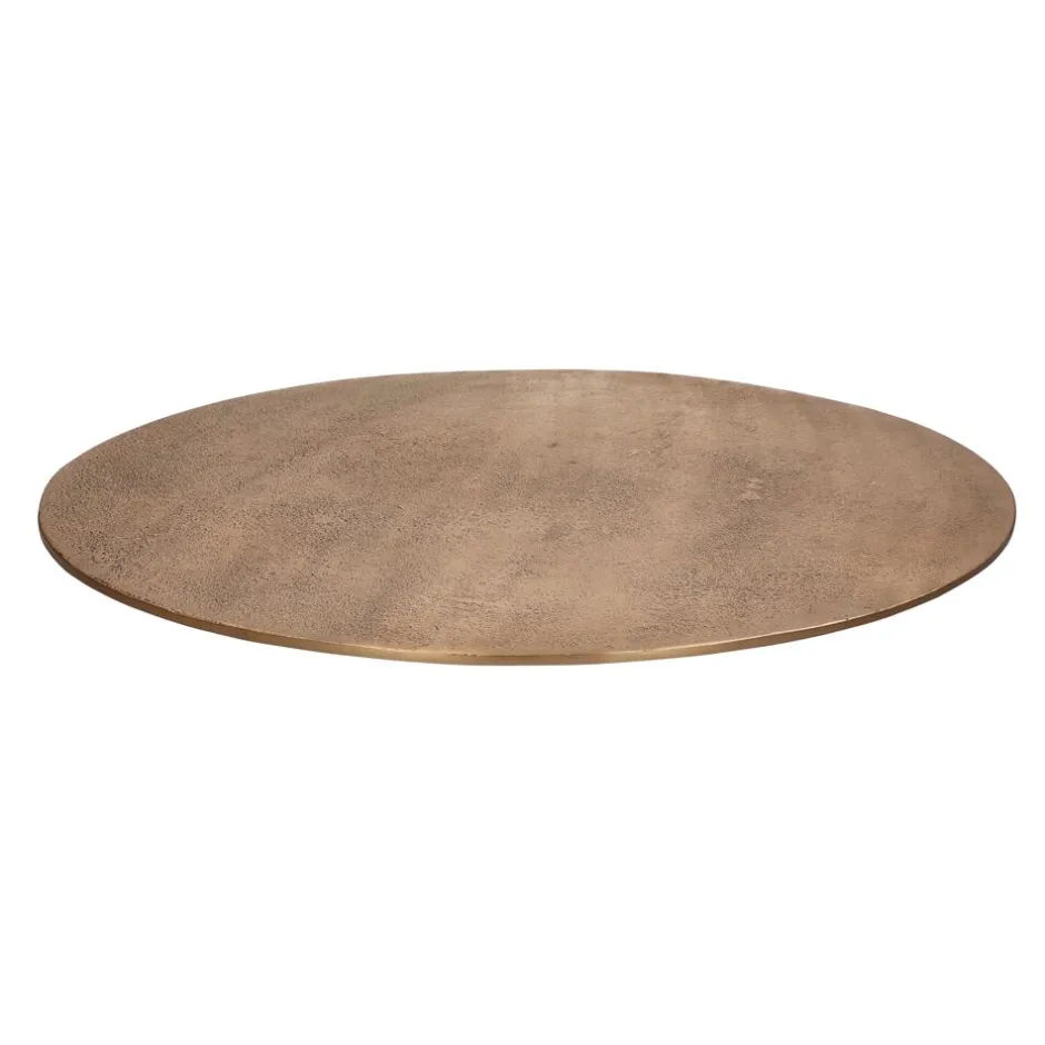 Pomax Concepts Modulaires-MORGAN - dessus de table - aluminium - DIA 55 x H 0,8 cm - or