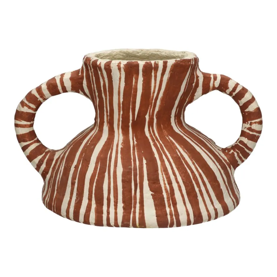Pomax Objets De Décoration-MURAZZANO - objet déco - papier mâché - DIA 23 x H 20 cm - terracotta