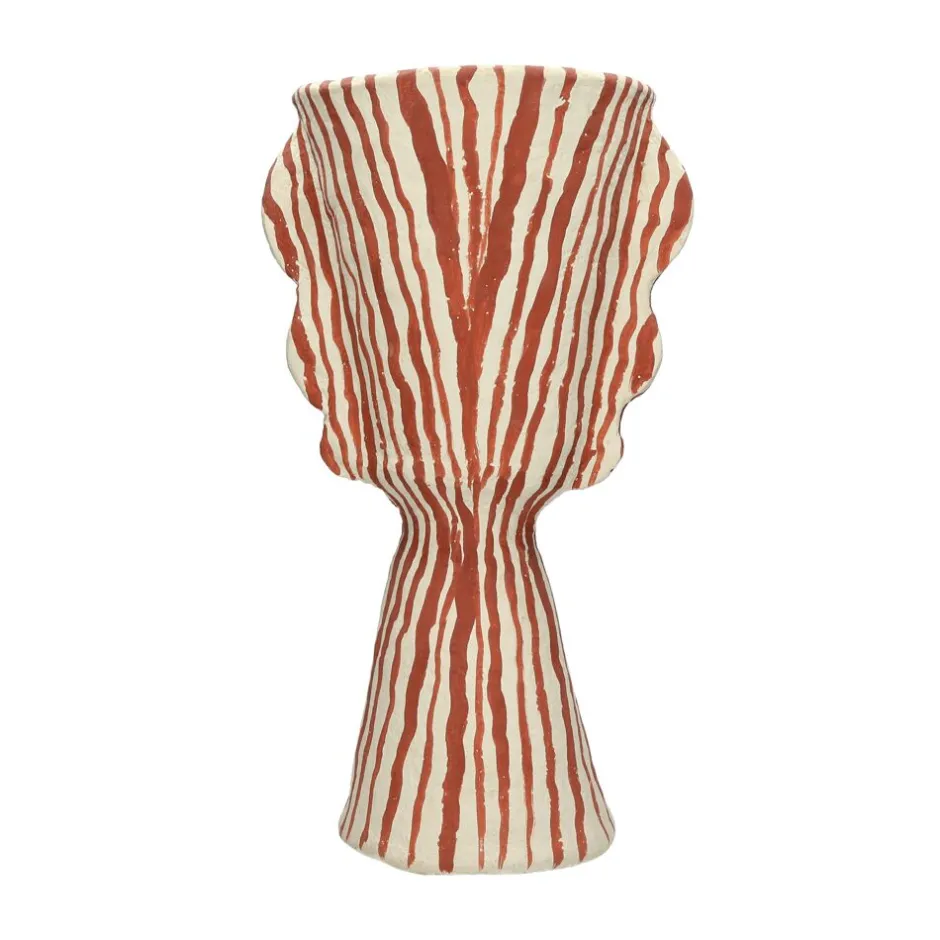 Pomax Objets De Décoration-MURAZZANO - objet déco - papier mâché - DIA 27 x H 45 cm - terracotta