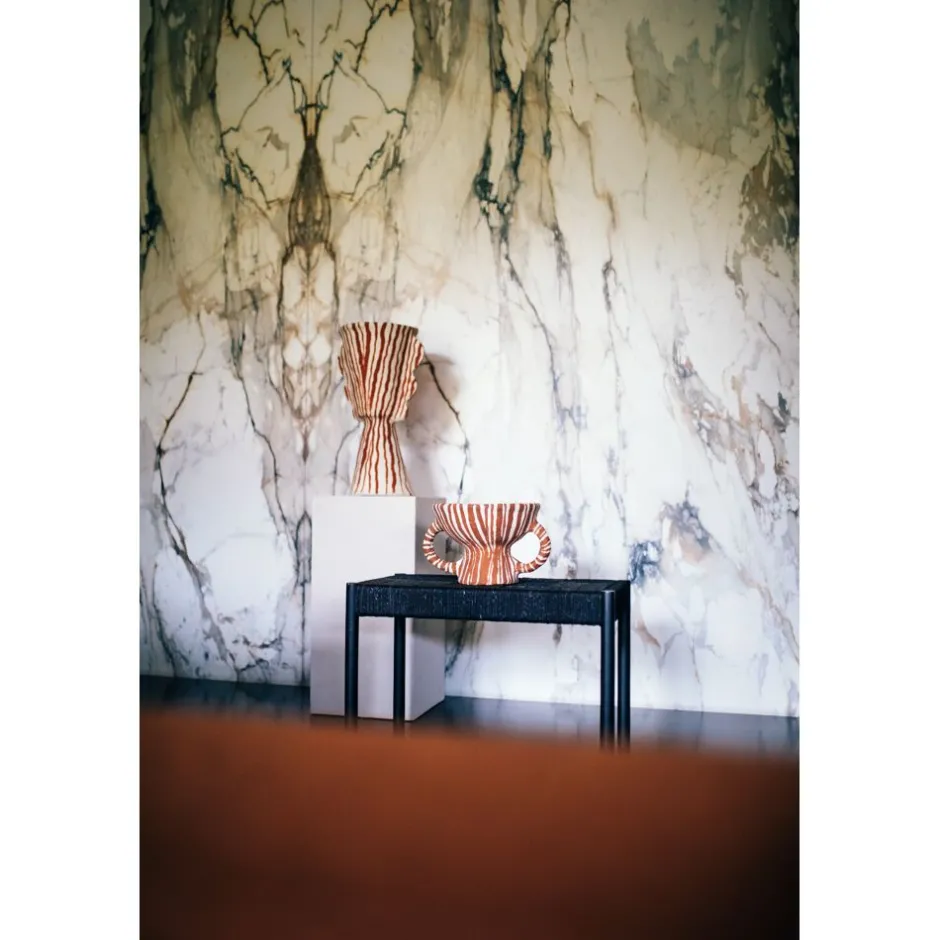 Pomax Objets De Décoration-MURAZZANO - objet déco - papier mâché - DIA 27 x H 45 cm - terracotta
