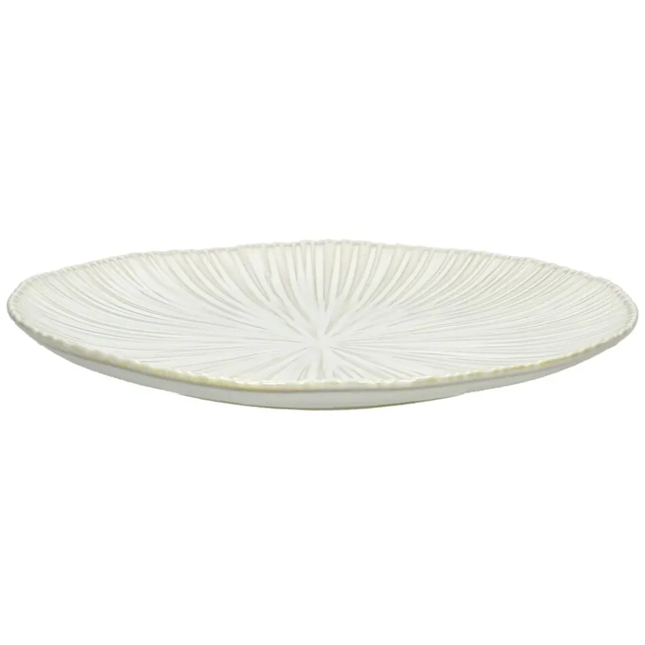 Pomax Vaisselle-MYSA - assiette plate - porcelaine - DIA 26,2 x H 2,6 cm - blanc
