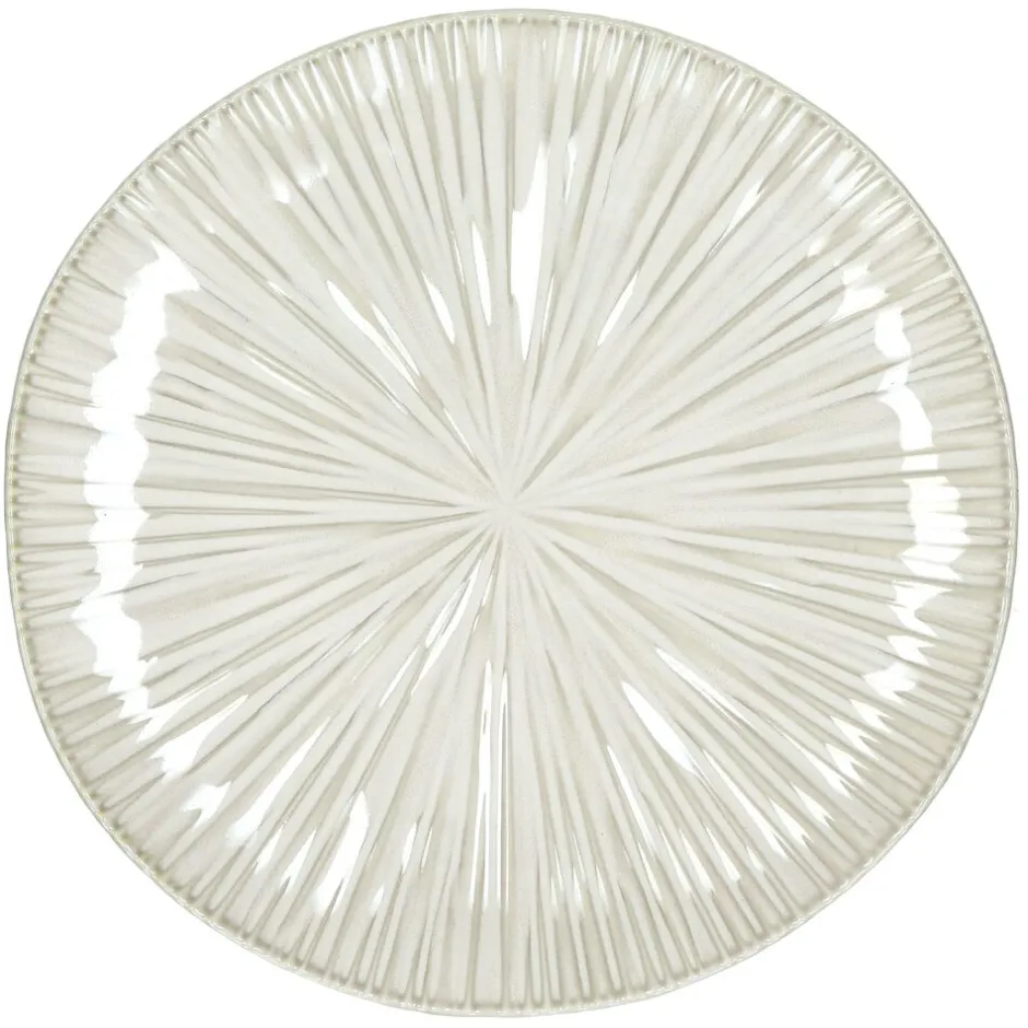 Pomax Vaisselle-MYSA - assiette plate - porcelaine - DIA 26,2 x H 2,6 cm - blanc