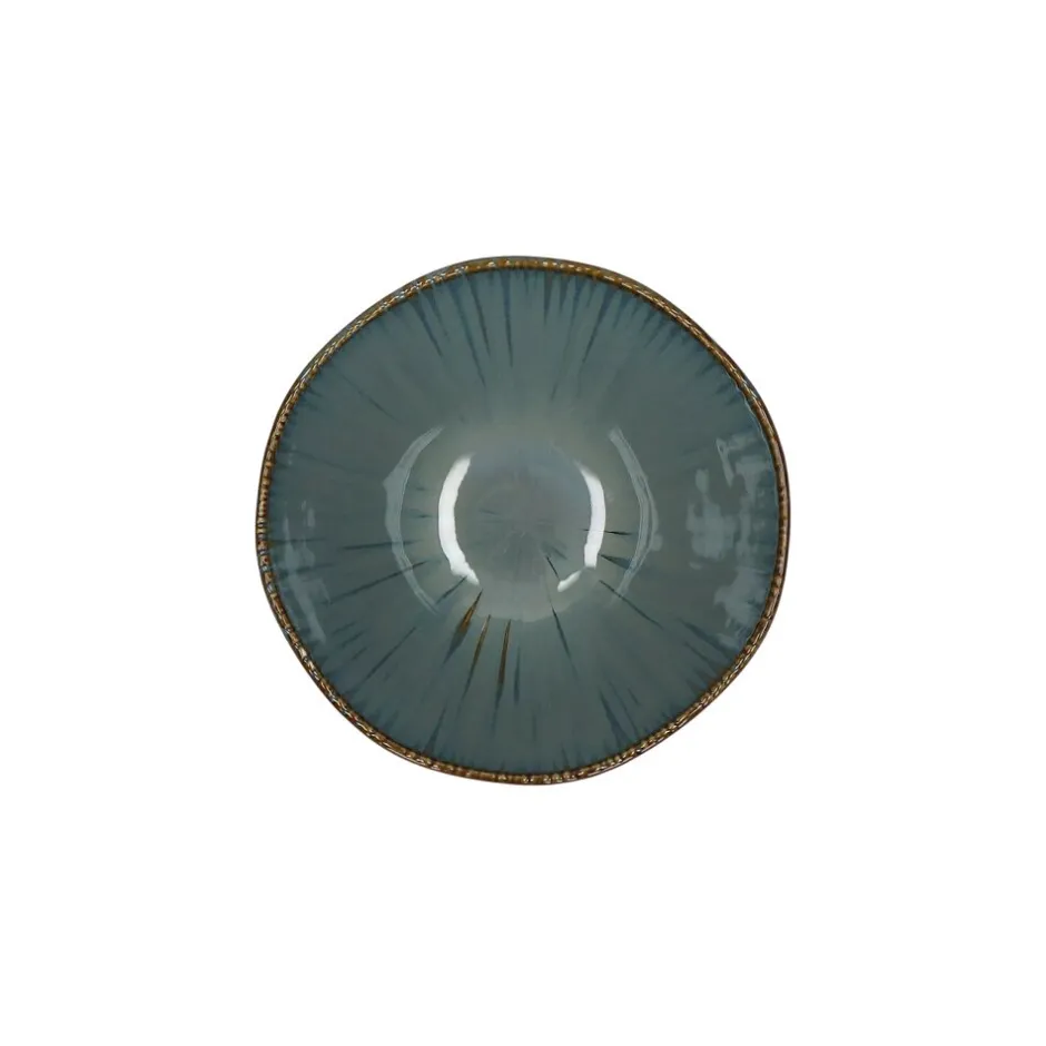 Pomax Vaisselle-MYSA - bol à céréales - porcelaine - DIA 12,3 x H 6,6 cm - gris bleu