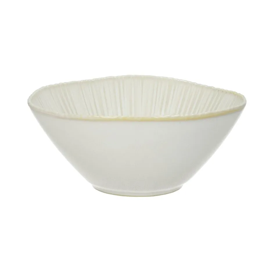 Pomax Vaisselle-MYSA - bol à pâtes - porcelaine - DIA 19,8 x H 8,8 cm - blanc