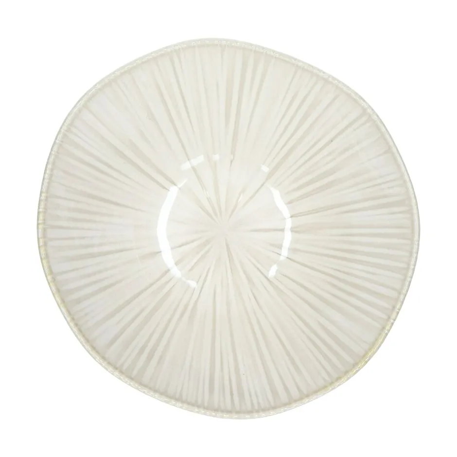 Pomax Vaisselle-MYSA - bol à pâtes - porcelaine - DIA 19,8 x H 8,8 cm - blanc