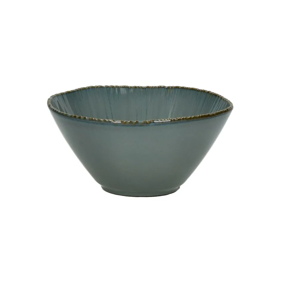 Pomax Vaisselle-MYSA - bol à soupe - porcelaine - DIA 15,8 x H 7,7 cm - gris bleu