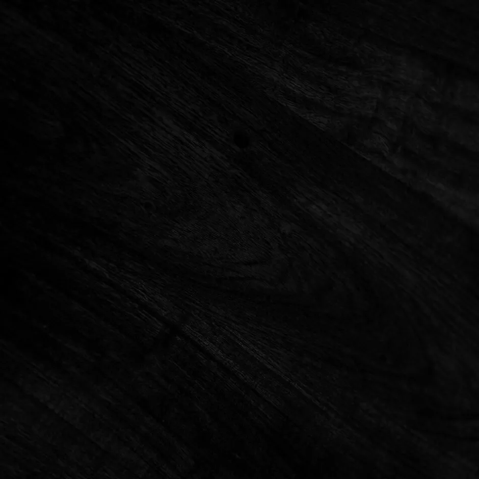 Pomax Tables-NADI - table à dîner acacia - bois d'acacia / métal - DIA 120 x H 76 cm - noir
