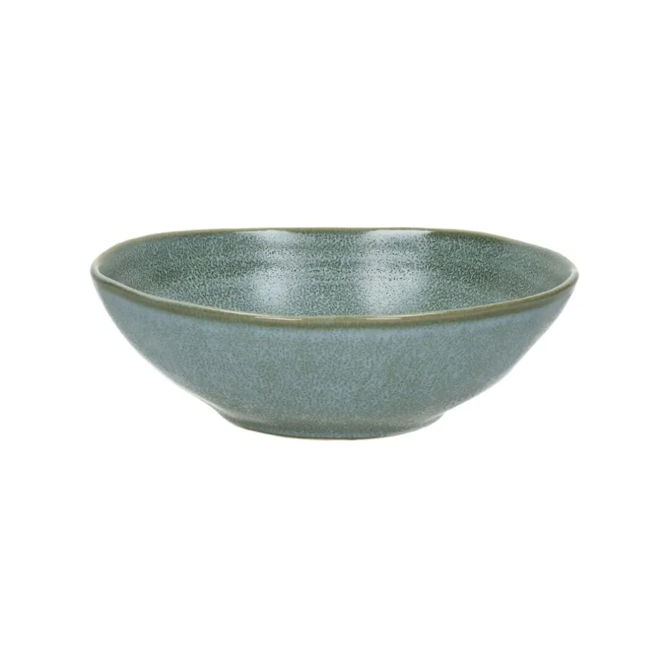Pomax Vaisselle-NÉBOA - bol à soupe - grès - DIA 20 x H 6,5 cm - gris bleu