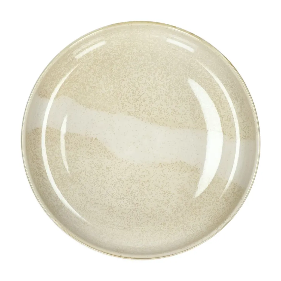 Pomax Vaisselle-NOUGAT - bol à pâtes - porcelaine - DIA 25 x H 5,5 cm - beige