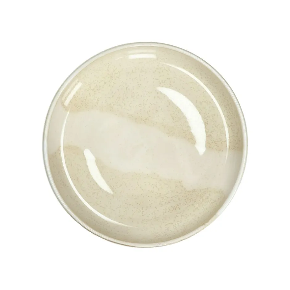 Pomax Vaisselle-NOUGAT - bol à soupe - porcelaine - DIA 21,6 x H 4,6 cm - beige