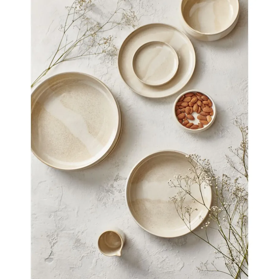 Pomax Vaisselle-NOUGAT - mini bol - porcelaine - DIA 10,9 x H 3,6 cm - beige