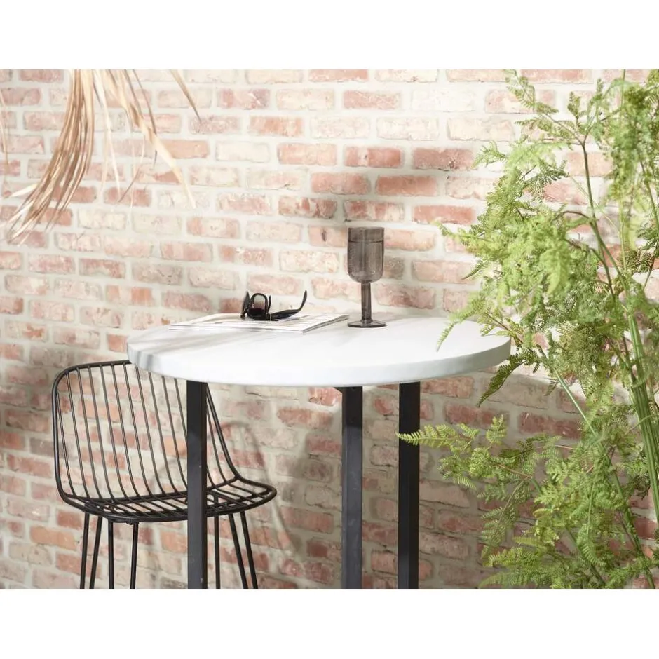 Pomax Chaises-OMBRA - chaise - métal - L 54 x W 43 x H 83 cm - noir