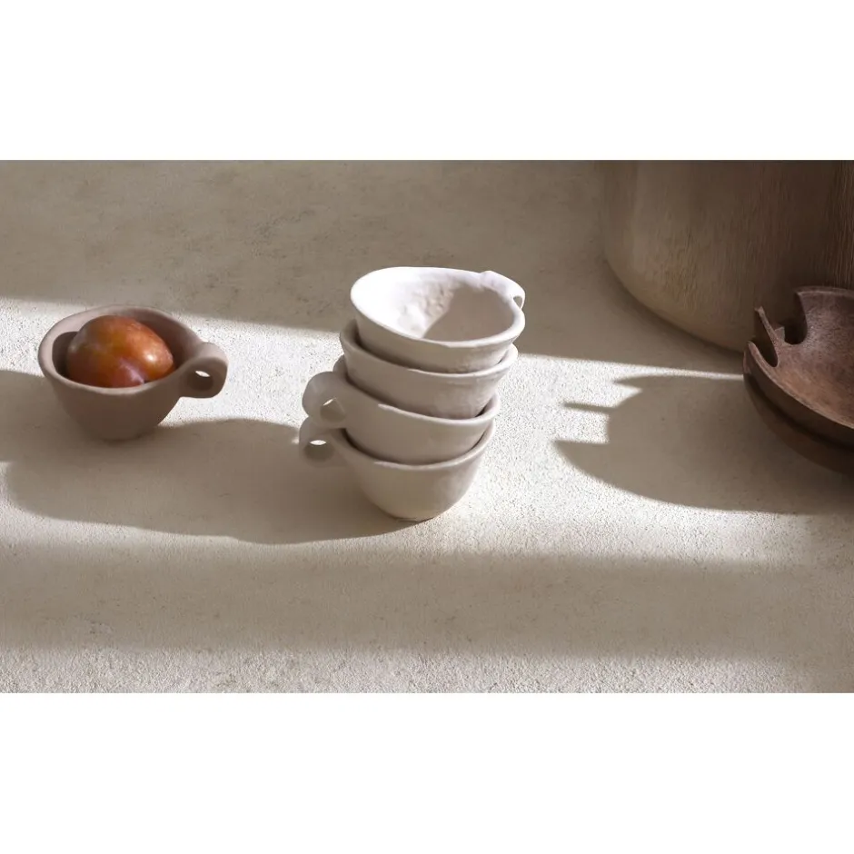 Pomax Couverts De Service | Couverts-ONAN - set couverts de service - bois de mangier - L 17 x W 10 x H 3 cm - noyer