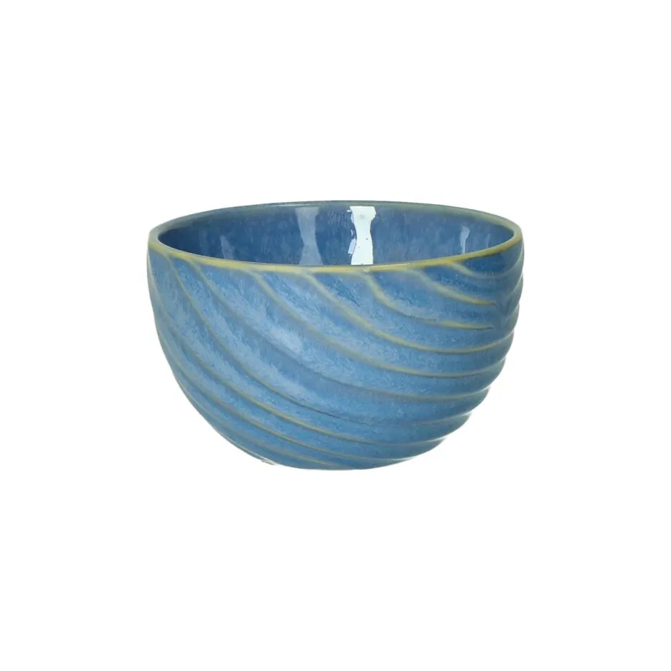 Pomax Vaisselle-ONDA - bol à céréales - porcelaine - DIA 12 x H 7,5 cm - encre