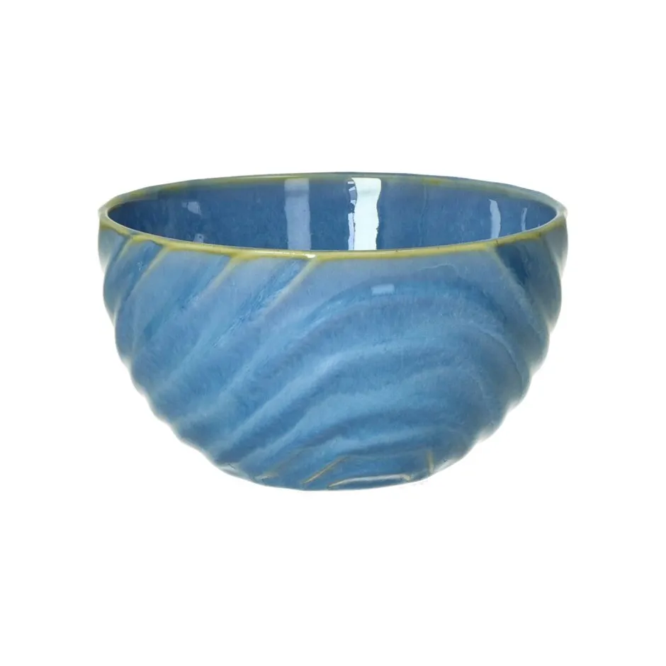 Pomax Vaisselle-ONDA - bol à soupe - porcelaine - DIA 15 x H 8,5 cm - encre