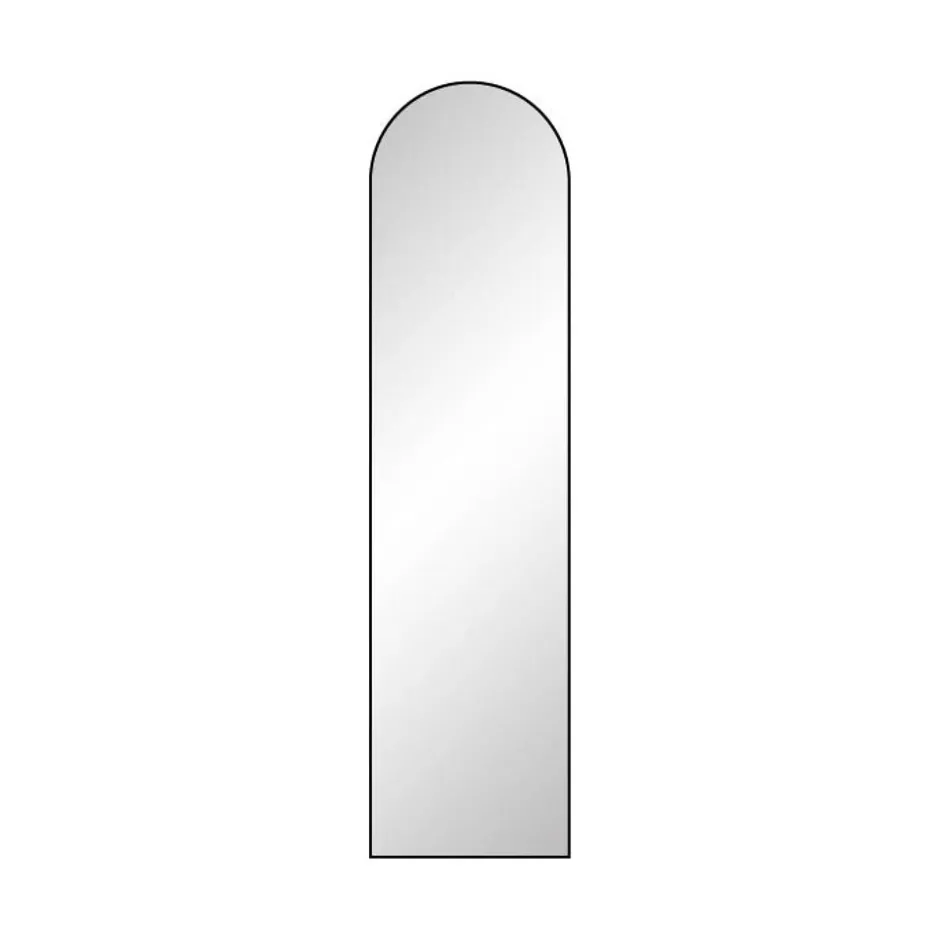 Pomax Miroirs-PALACE - miroir - métal / verre miroir - L 40 x W 3 x H 198 cm - noir