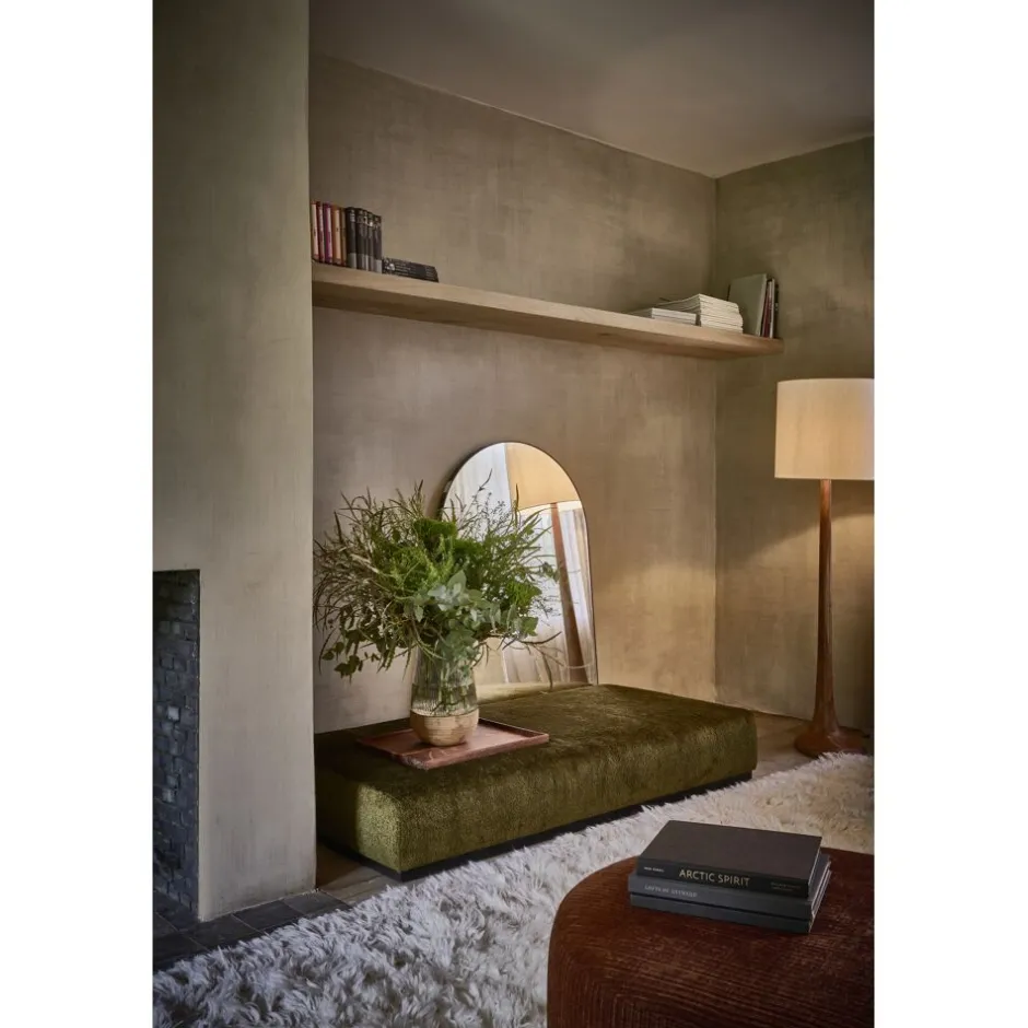 Pomax Miroirs-PALACE - miroir - métal / verre miroir - L 80 x W 3 x H 118 cm - noir