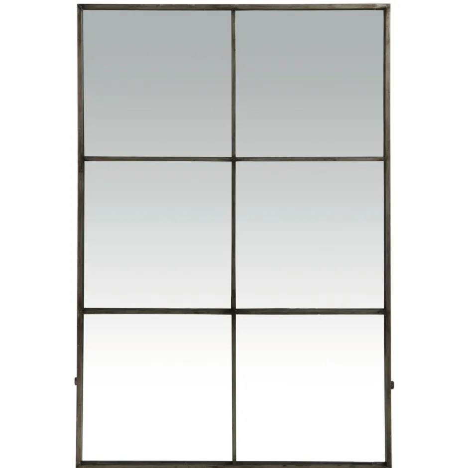 Pomax Miroirs-PALACE - miroir 6 parties - métal - L 80 x W 3,5 x H 118 cm - gris