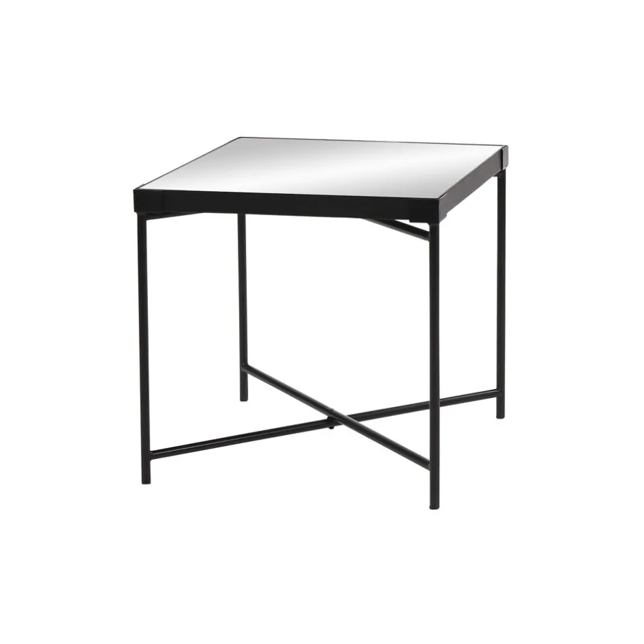 Pomax Concepts Modulaires-PALACE - pieds de table basse pour miroir Palace 35254-01 - métal - L 40 x W 40 x H 40 cm - noir