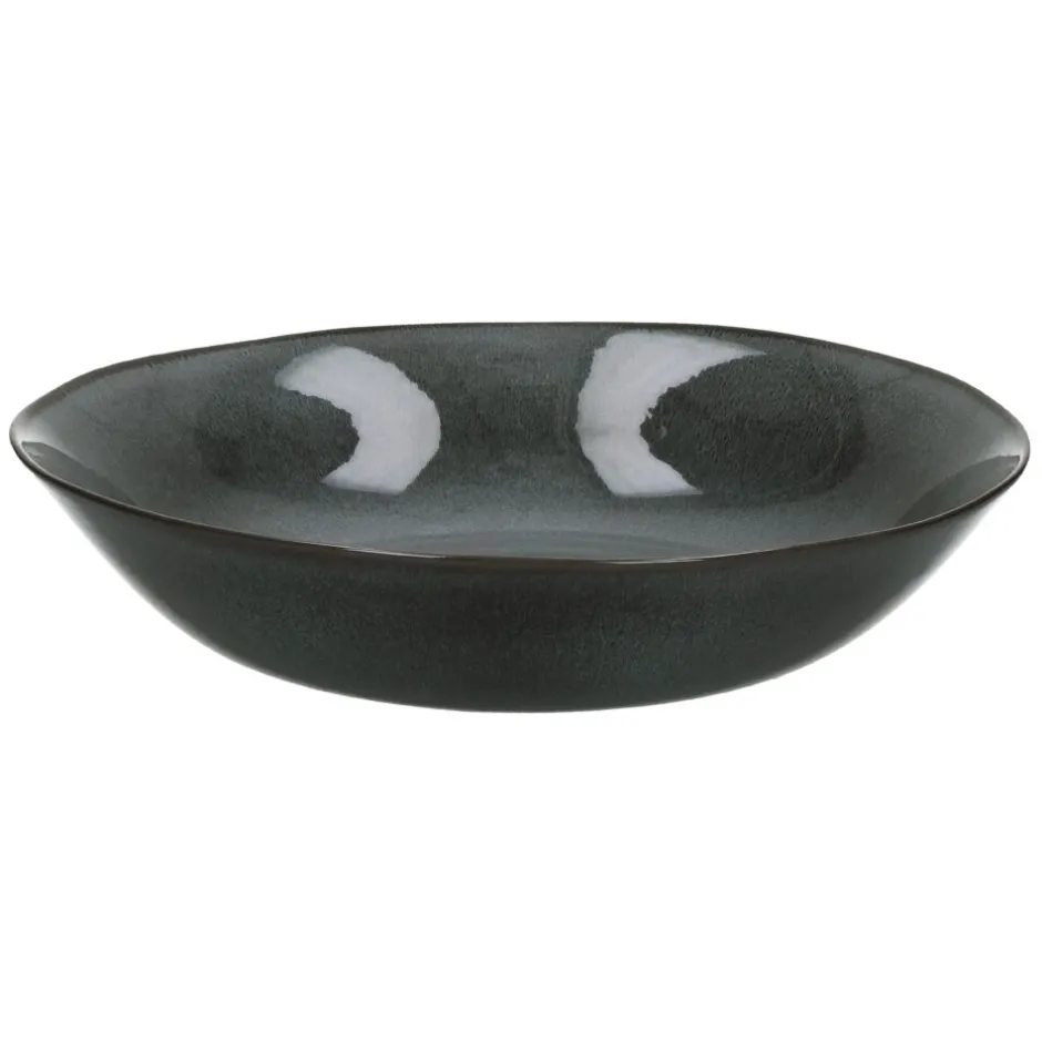 Pomax Vaisselle-PAULINE - bol de présentation - grès - DIA 33 x H 7 cm - gris