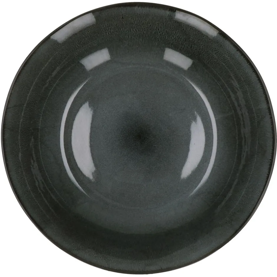 Pomax Vaisselle-PAULINE - bol de présentation - grès - DIA 33 x H 7 cm - gris