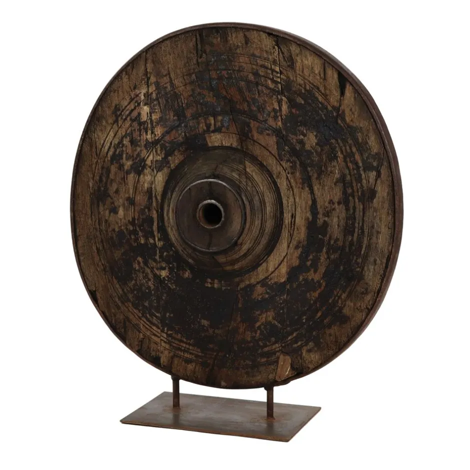 Pomax Objets De Décoration-POMPEI - objet déco - bois récupéré - DIA 98 x W 30 x H 105 cm - naturel