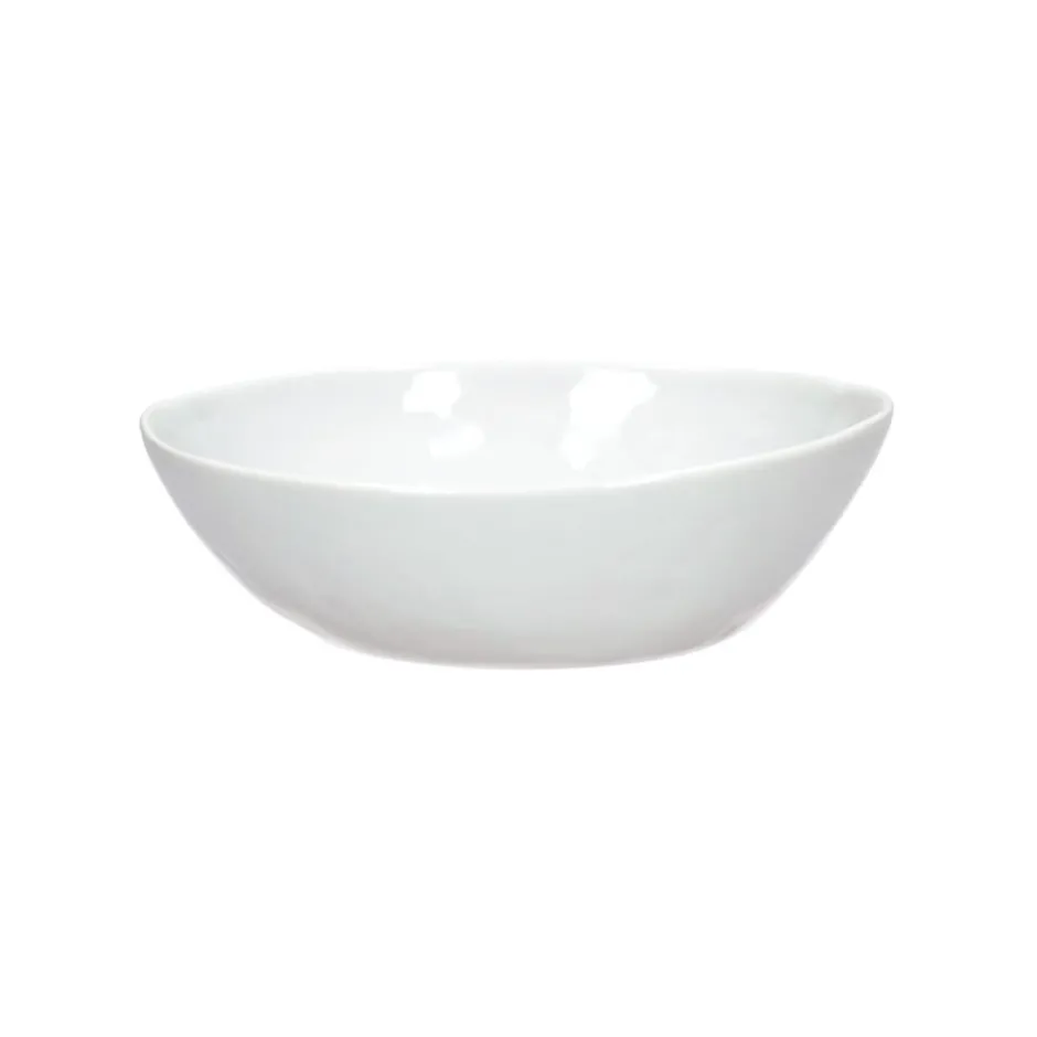 Pomax Vaisselle-PORCELINO WHITE - bol - ovale - porcelaine - L 14 x W 11,5 x H 5 cm - blanc