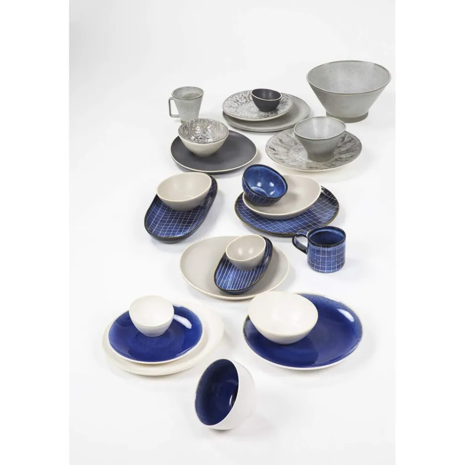 Pomax Vaisselle-PORCELINO WHITE - bol - ovale - porcelaine - L 14 x W 11,5 x H 5 cm - blanc