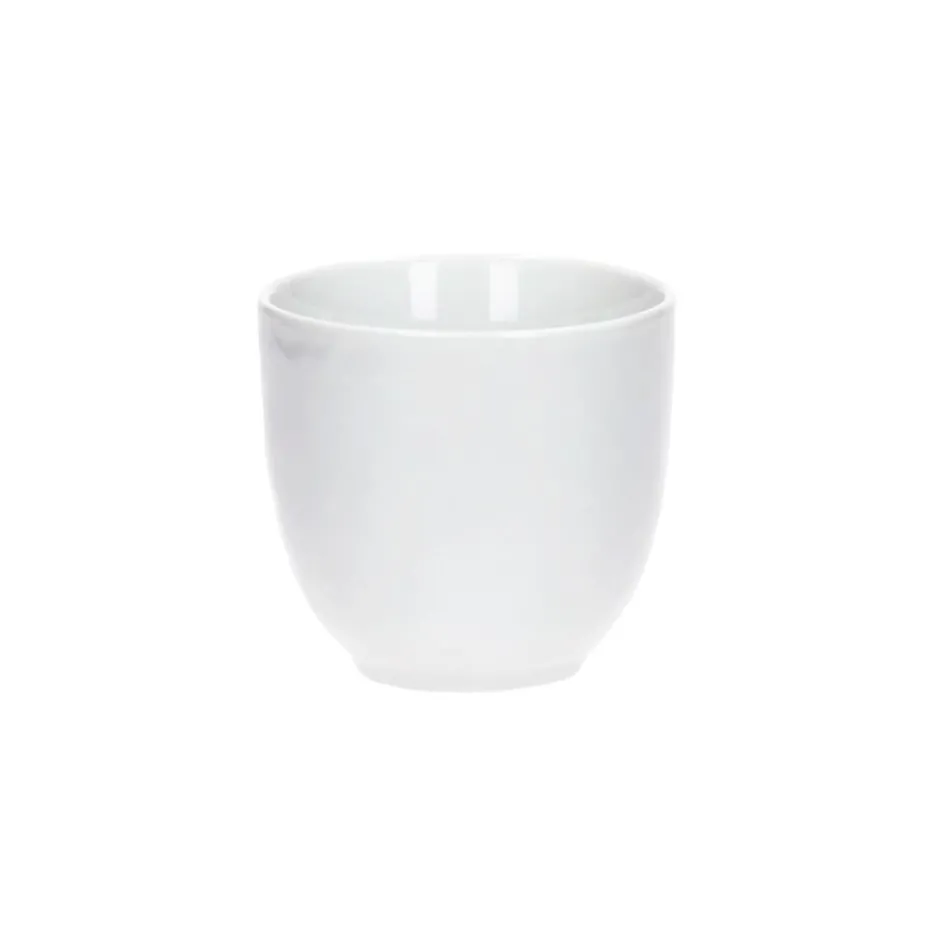 Pomax Vaisselle-PORCELINO WHITE - gobelet - porcelaine - DIA 7,5 x H 6,5 cm - blanc