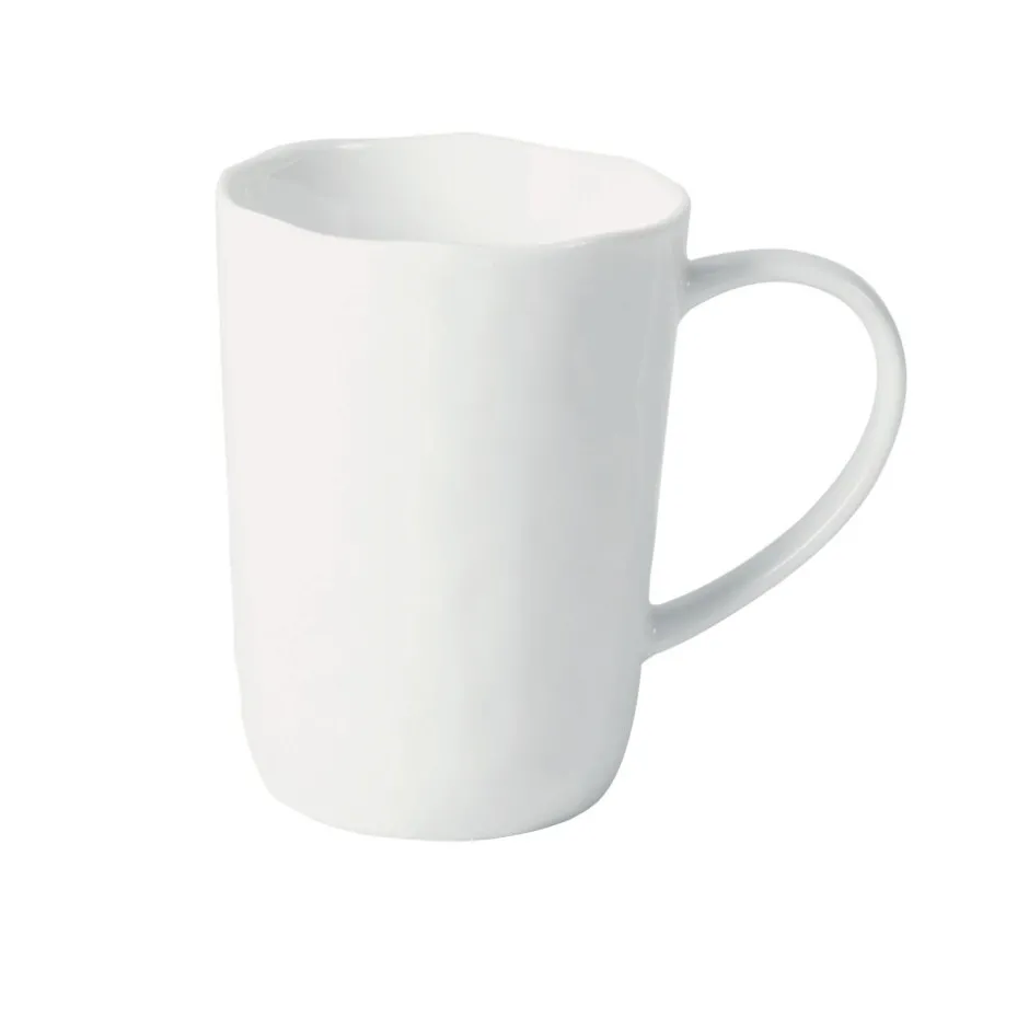 Pomax Vaisselle-PORCELINO WHITE - mug - porcelaine - DIA 8 x H 11 cm