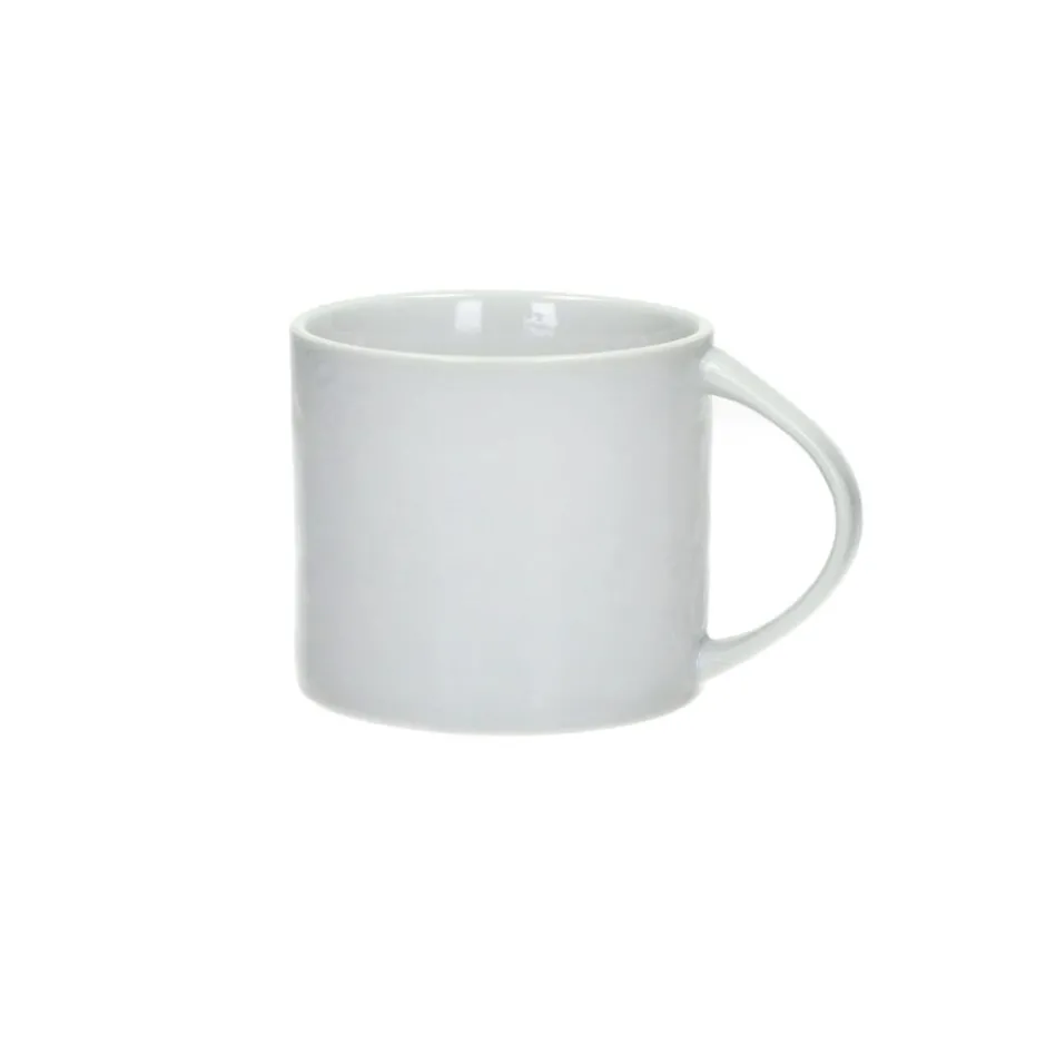 Pomax Vaisselle-PORCELINO WHITE - mug - porcelaine - DIA 9 x H 8,1 cm - blanc