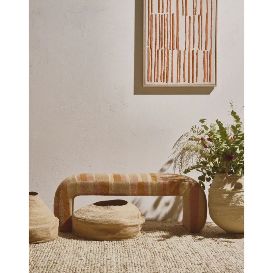 Pomax Bols & Paniers-PORT LOUIS - panier - jute - DIA 44 x H 35 cm - naturel