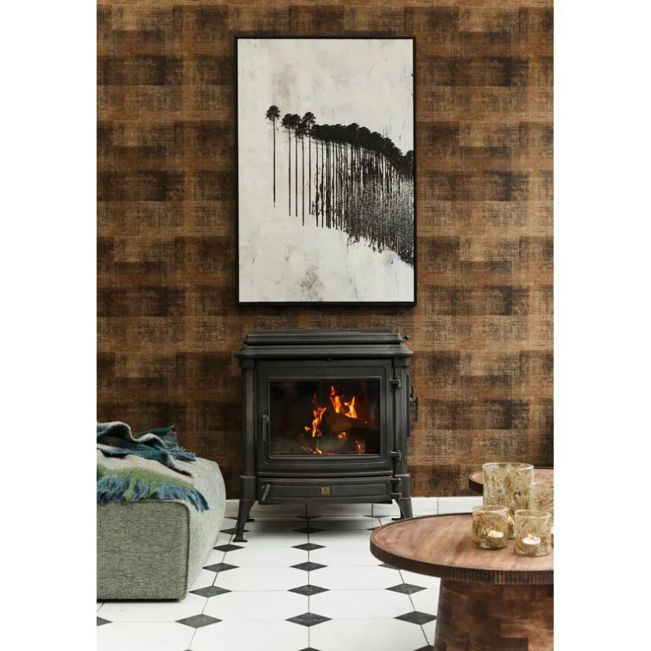 Pomax Tables Basses | Tables-RAMONA - table d'appoint - bois de mangier - DIA 65 x H 34 cm - noyer