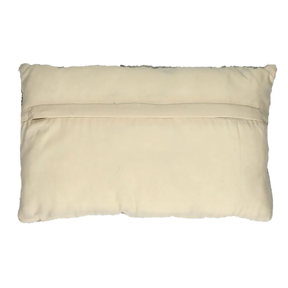 Pomax Coussins-RAW - coussin - cuir recyclé / tissues recyclées - L 50 x W 30 cm - beige