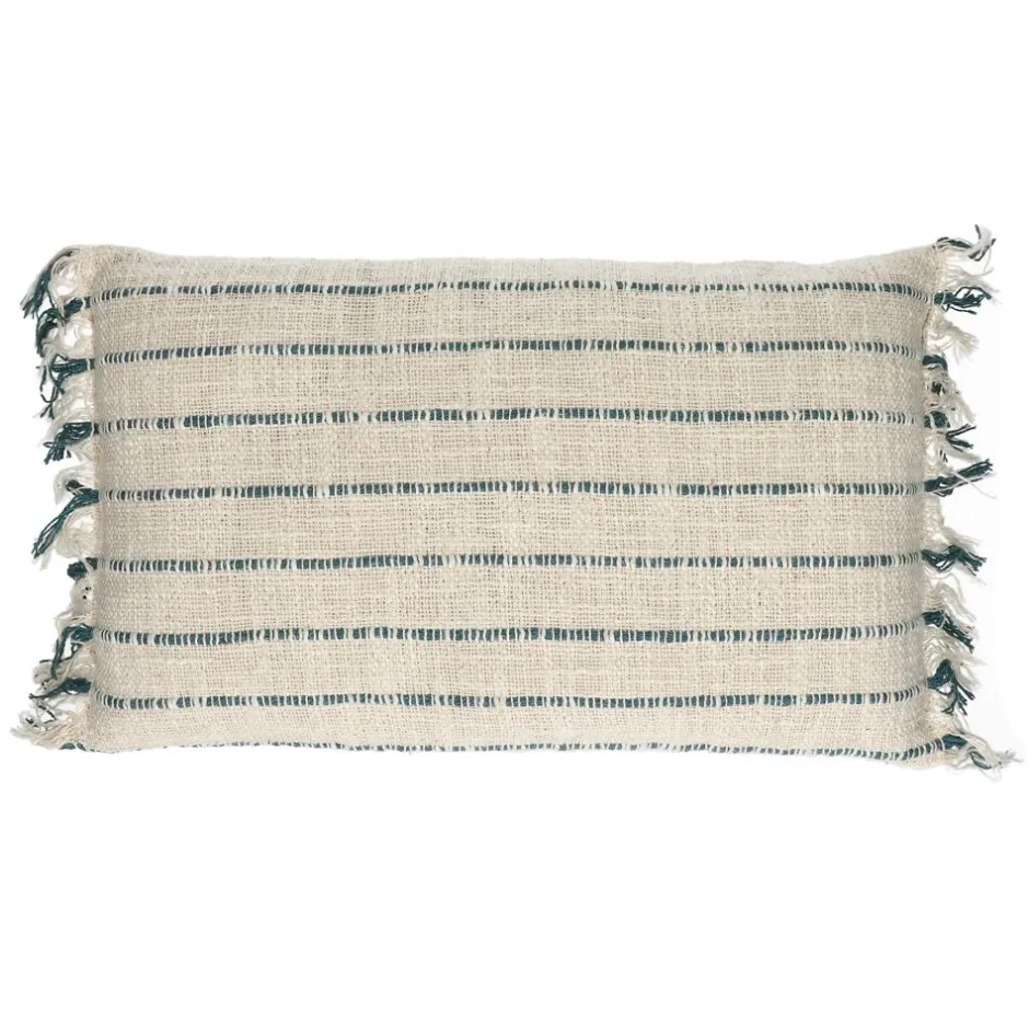 Pomax Coussins-REVERIES - coussin - coton - L 50 x W 30 cm - vert forêt