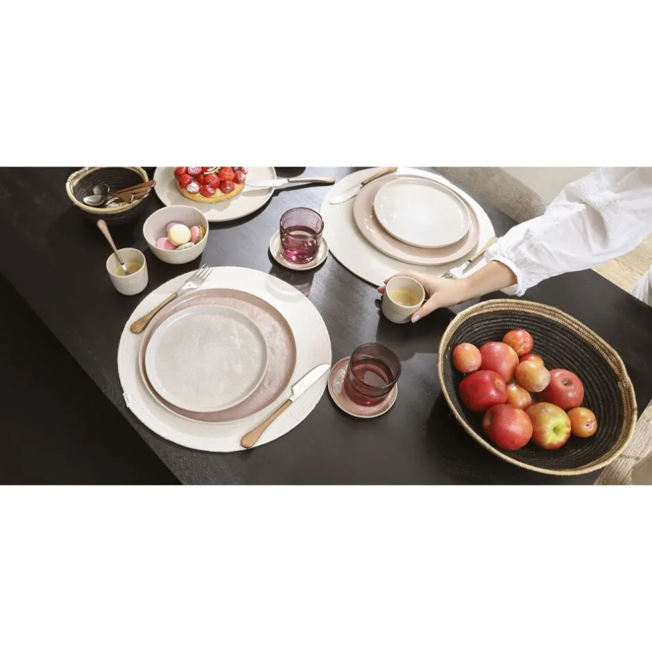 Pomax Couverts-RÉMY - set/6 cuillères à café 14/1 - acier inoxidable / bois d'acacia - L 14,5 x W 2,5 x H 1,5 cm - naturel