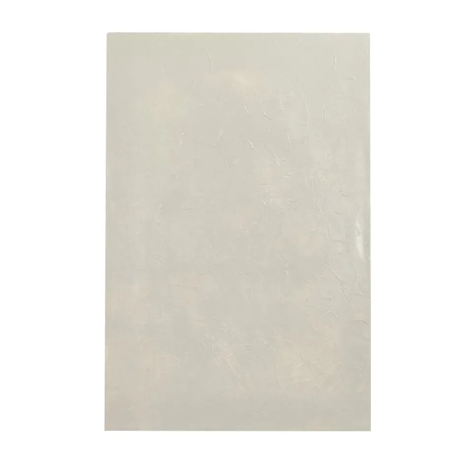 Pomax Tableau / Déco Murale-ROCHA - toile - canvas / bois - L 80 x W 3 x H 120 cm - amande