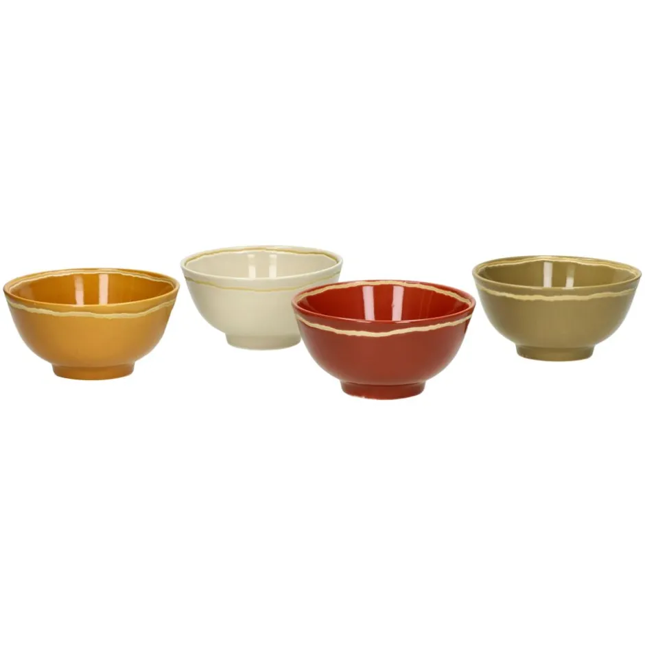 Pomax Vaisselle-ROMANCE - bol à céréales - porcelaine - DIA 11,5 x H 6 cm - cumin