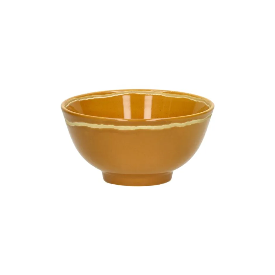 Pomax Vaisselle-ROMANCE - bol à céréales - porcelaine - DIA 11,5 x H 6 cm - safran