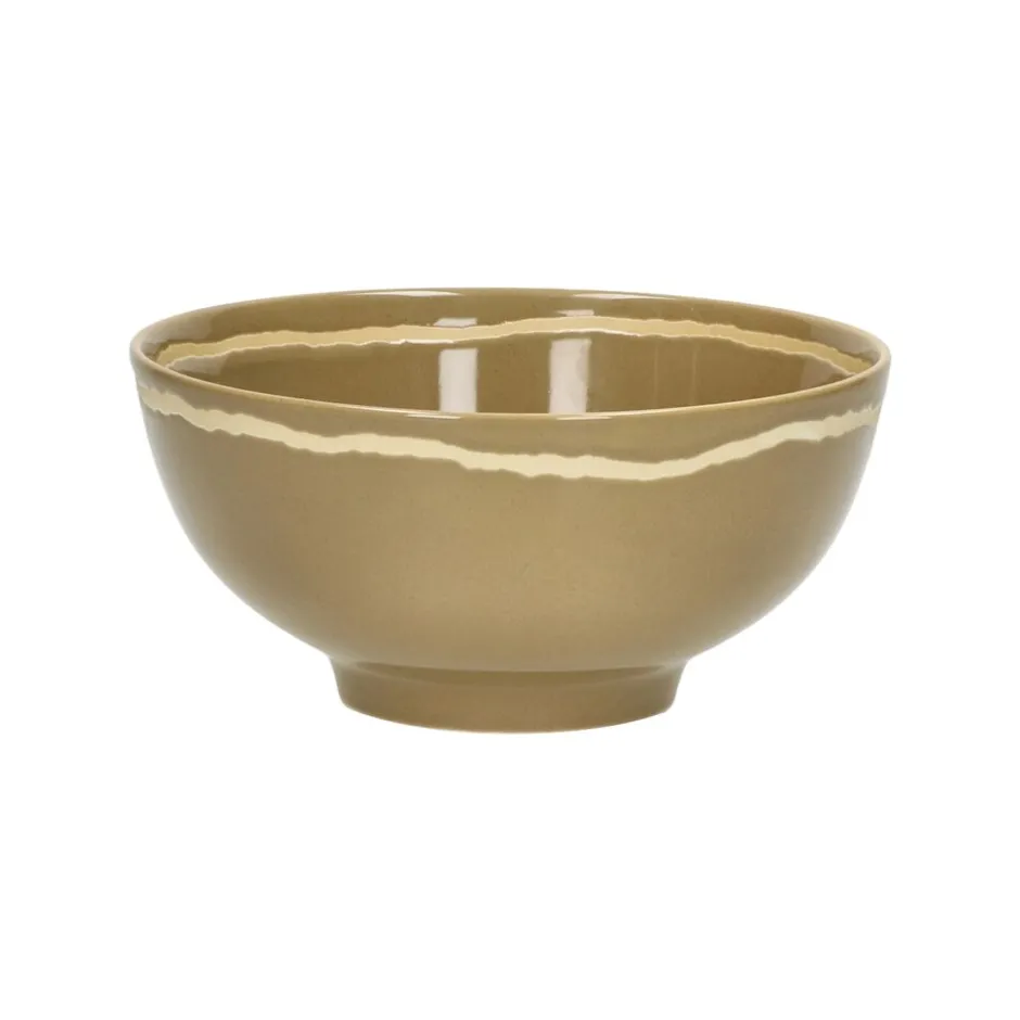 Pomax Vaisselle-ROMANCE - bol à soupe - porcelaine - DIA 15 x H 7 cm - cumin