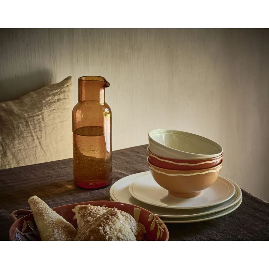 Pomax Vaisselle-ROMANCE - bol à soupe - porcelaine - DIA 15 x H 7 cm - latté
