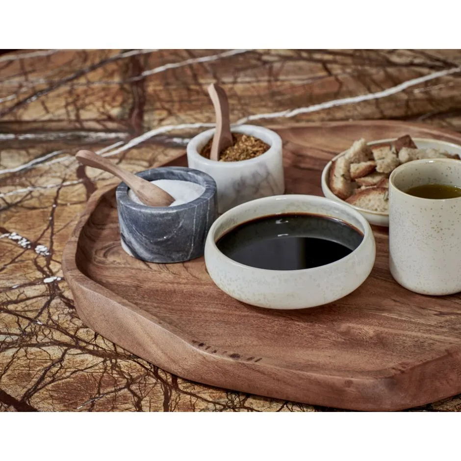 Pomax Plateaux-SAVANNA - plat - bois d'acacia - L 37 x W 34,5 x 2,5 cm - naturel