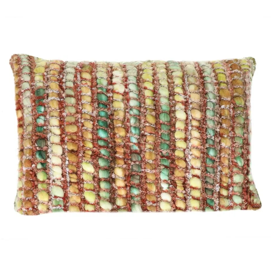 Pomax Coussins-SAVONA - coussin - acrylique - L 50 x W 30 cm - mix de couleurs