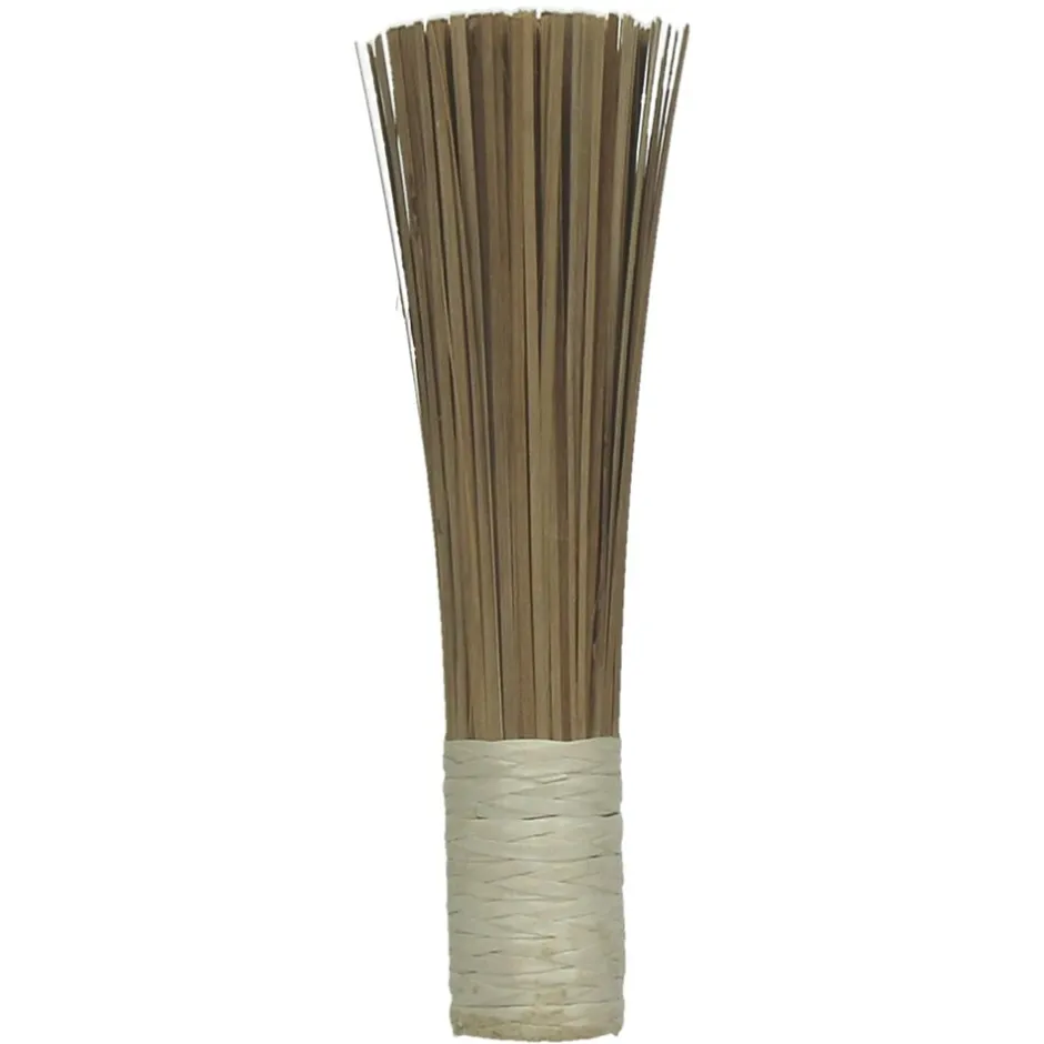 Pomax Objets De Décoration-SEIYO - petit balai - bambou/ rotin - naturel - S - DIA 4,5 x 30cm