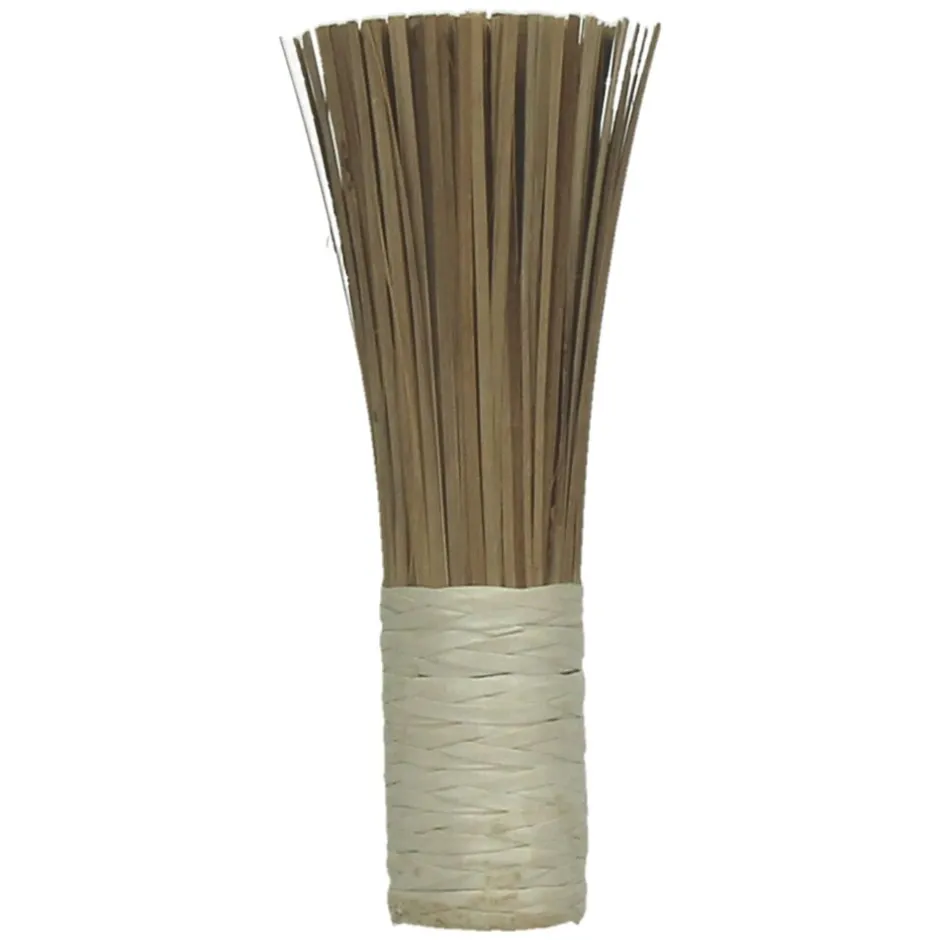 Pomax Objets De Décoration-SEIYO - petit balai - bambou/ rotin - naturel - S - DIA 4,5 x 21cm