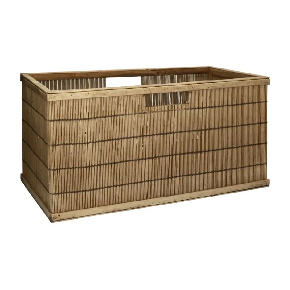 Pomax Concepts Modulaires-SHADOW - panier - bambou / bois - L 56 x W 29,5 x H 27 cm - naturel