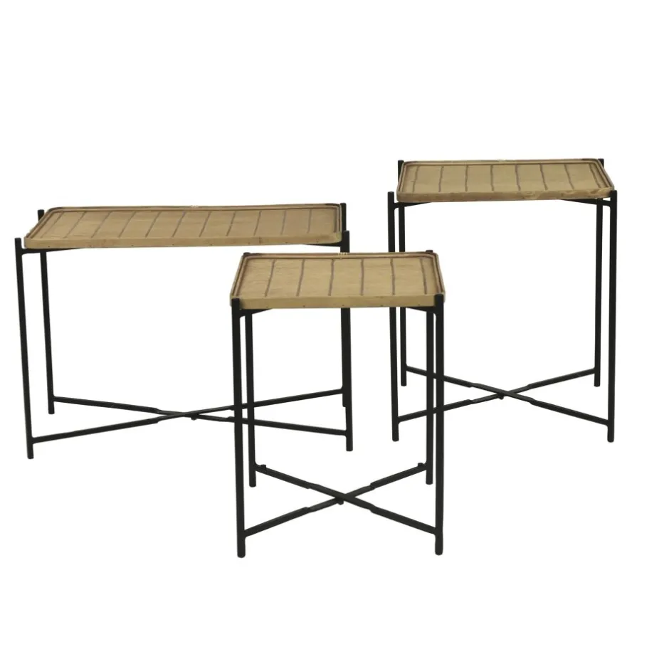 Pomax Concepts Modulaires-SHADOW - plateau M - bambou / bois - L 40 x W 40 x H 2 cm - naturel