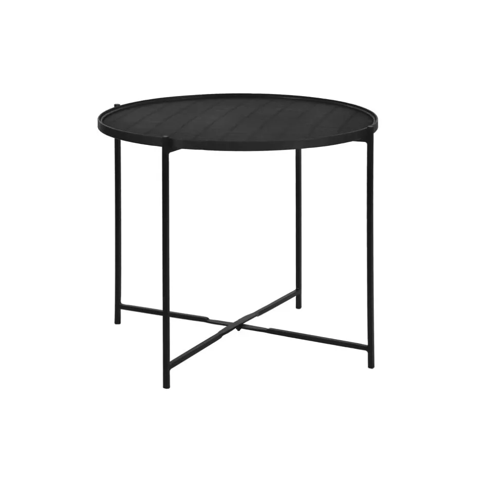 Pomax Concepts Modulaires-SHADOW - plateau S - bambou / bois - DIA 45 x H 2 cm - noir